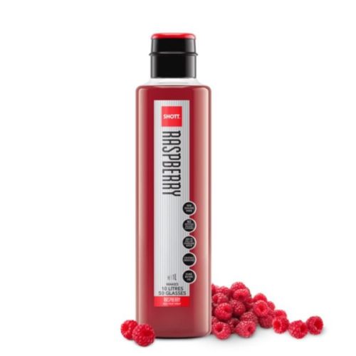 An image of the SHOTT raspberry SYRUPS.