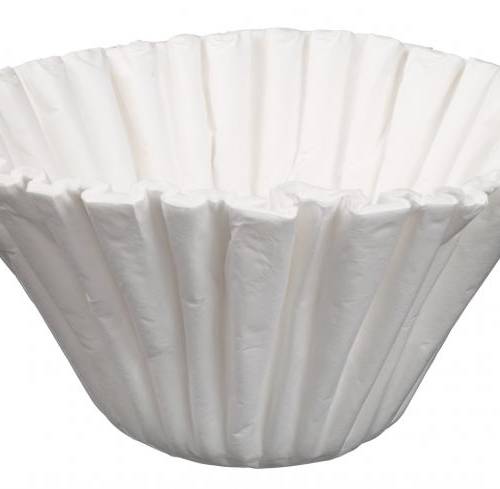 White bravilor coffee filter papers
