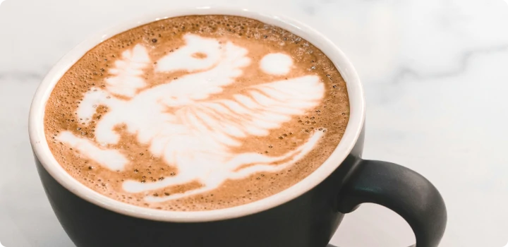 Latte artwork image.