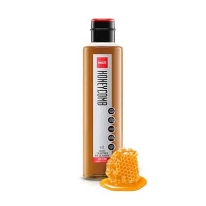 An image of a SHOTT honeycomb syrup bottle
