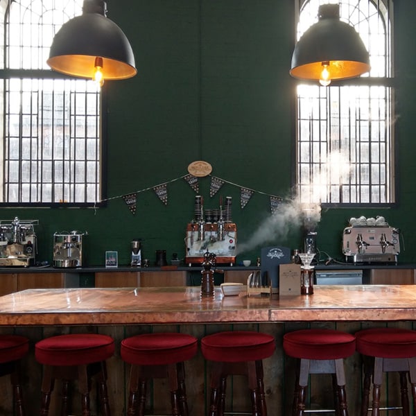 Image of barista training being carried out.